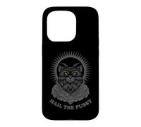 Hail The Pussy Goth Satan Clothing Gothic Hail Satan Coque pour iPhone 15 Pro