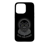 Hail The Pussy Goth Satan Clothing Gothic Hail Satan Coque pour iPhone 15 Pro Max