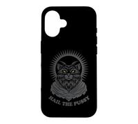 Hail The Pussy Goth Satan Clothing Gothic Hail Satan Coque pour iPhone 16