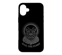 Hail The Pussy Goth Satan Clothing Gothic Hail Satan Coque pour iPhone 16 Plus