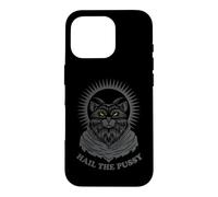 Hail The Pussy Goth Satan Clothing Gothic Hail Satan Coque pour iPhone 16 Pro