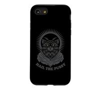 Hail The Pussy Goth Satan Clothing Gothic Hail Satan Coque pour iPhone SE (2020) / 7/8