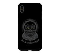 Hail The Pussy Goth Satan Clothing Gothic Hail Satan Coque pour iPhone XS Max