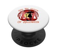 Hail The Queen of Halloween - Costume Effrayant ou friandise PopSockets PopGrip Adhésif