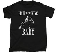 Hail to The King Baby Sam Raimi Bruce Campbell Movies Blu Ray DVD T-Shirt Mens Black Tees Unisex Shirt(XX-Large)