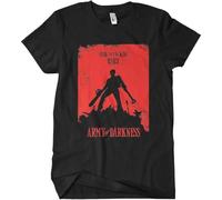 Hail to The King T-Shirt Dancing Devil Evil Dead Ash Horror Zombie Movie Slasher Manches Courtes(X-Large)