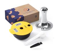 HAILASRE Capsule de Café Compatible avec Bosch Tassimo, 60ml + Tamper