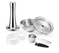 HAILASRE Dosettes de café réutilisables en acier inoxydable pour Nespresso Vertuoline GCA1 et ENV135 - Filtre à capsules de café expresso - 230 ml