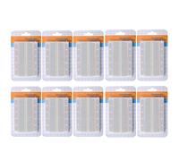 Hailege 10pcs 400 Points Mini-plateau d'expérimentation sans soudure 400 points Platine d'expérimentation universelle sans soudure 400 points Bouclier de prototypage