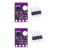 Hailege 2pcs AHT21 Module de capteur de température et d’humidité numérique de Haute précision I2C IIC DC 2.0-5.5V Remplacer la Version Mise à Jour de AHT10