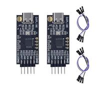Hailege 2pcs DAPLINK Burner Simulation Télécharger Prise en charge de la plupart des puces Cortex-M SWD Port série virtuel