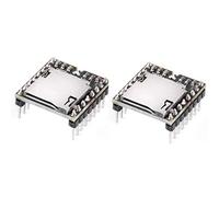 Hailege 2pcs Lecteur MP3 Mini Lecteur MP3 Audio Module Vocal Carte TF U Disque Carte DFPlayer Audio Voix Module de Musique