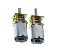 Hailege 2pcs N20 (12V 1000RPM) Moteur à engrenages GA12-N20 DC 3V6V12V N20 Moteur de réduction Mini moteur à engrenages de retard Micro moteur pour voiture intelligente