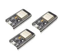 Hailege 3pcs ESP32 ESP-32S ESP-WROOM-32 Carte de développement WiFi + Bluetooth double mode 2,4 GHz Microcontrôleur intégré avec antenne RF AMP AP STA