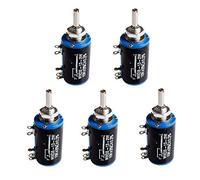 Hailege 5pcs WXD3-13-2W 10K Ohm Potentiomètre à fil multi-tours 10K Ohm