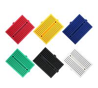 Hailege 6pcs SYB-170 Carte de prototype sans soudure 170 points de connexion Mini Breadboard YB-170 Prototype sans soudure PCB Breadboard avec adhésif arrière Raspberry Pi