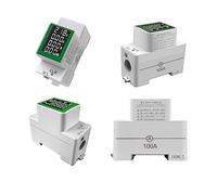 Hailege AC Digital Multimeter 50-300V 100A LCD Display Digital Current Voltage Active Power Energy Multimeter Ammeter Voltmeter AC Din Rail Meter PZEM-008