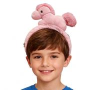 Hailerio Bandeau Tête de Cheval Rouge,Accessoire de Tête pour Nouvel An Chinois | Bandeau Déguisement en Peluche Costume,Pour Fêtes Costumées Halloween Carnaval Spectacles Jeux de Rôle