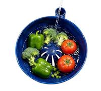 Hailerio Bol À Baies - Panier Rapide Imprimé 3D À Trous De Drainage | Bol de Rinçage pour Baies - pour Fruits Légumes Fraises Laver Tremper Préparer Cuire Cuire au Four Servir sur le Plan de