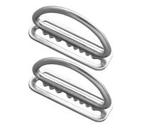 Hailerio Boucle Anneau D,2 Pièces Clip de Fixation Sécurisé pour Quincaillerie - Mainteneur de Ceinture Lestée,pour Snorkeling Escalade Plein Air Aventure Plongée Plongeurs Sports Nautiques