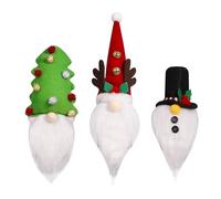 Hailerio Couvercle De Bouteille De Vin De Noël - Protecteur De Bouchon Réutilisable - 3 Pièces Décor De Noël pour Vin - pour Bière Whisky Verre Fêtes Anniversaire Halloween Voyage Maison