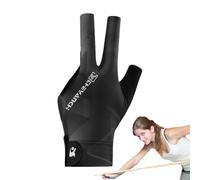 Hailerio Gants de Piscine à Trois Doigts Billard,Gants de Billard Confortables à 3 Doigts pour Hommes - Accessoires de Table de Billard Doux et légers pour Femmes Hommes Adolescents Amateurs de