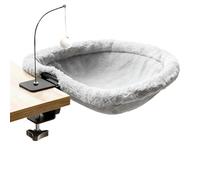 Hailerio Lit Suspendu pour Chat de Bureau | Hamac Gain de Place | Accessoire Suspendu pour Table - pour Intérieur, Salon, Chambre, Espace Détente et Jeu