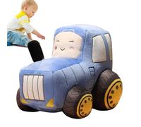 Hailerio Peluche Voiture - Tracteur Mignon Doudou Animal Jouet | Doudou Mou Dessin Animé Compagnon Sommeil,Maison Chambre Bureau Dortoir Garçons Filles Noël Saint Valentin