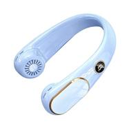 Hailerio Ventilateur De Cou Affichage LED Angle Réglable Silencieux