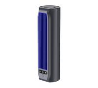 Hailerio Ventilateurs de Table Silencieux Compacts - Rafraîchisseur Estival USB Rechargeable 3 Vitesses Avec Support Téléphone | Ventilateur de Bureau Silencieux 30 cm,Pour Maison Bureau Chambre
