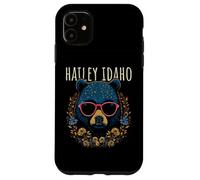 Hailey Idaho Ours avec Lunettes et Fleurs Coque pour iPhone 11