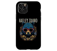 Hailey Idaho Ours avec Lunettes et Fleurs Coque pour iPhone 11 Pro