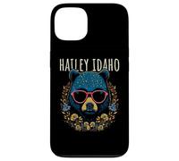 Hailey Idaho Ours avec Lunettes et Fleurs Coque pour iPhone 13