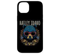Hailey Idaho Ours avec Lunettes et Fleurs Coque pour iPhone 14 Plus