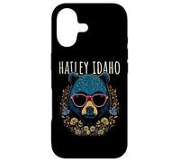 Hailey Idaho Ours avec Lunettes et Fleurs Coque pour iPhone 17