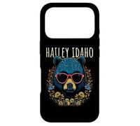 Hailey Idaho Ours avec Lunettes et Fleurs Coque pour iPhone 17 Pro