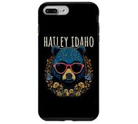 Hailey Idaho Ours avec Lunettes et Fleurs Coque pour iPhone 7 Plus/8 Plus