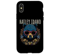 Hailey Idaho Ours avec Lunettes et Fleurs Coque pour iPhone X/XS