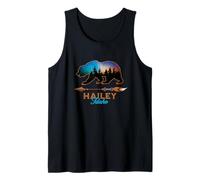 Hailey Idaho Ours Silhouette Nuit Étoilée Nouveauté Souvenir Débardeur