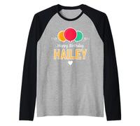 Hailey Joyeux Anniversaire Slogan Manche Raglan