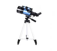 HAILM Astronomie Télescope Débutant,300Mm Focale 70Mm Calibre Deep Space Télescopes pour Adultes, Portable Voyage Essentiel, pour Les Amis Et La Famille pour Noël Cadeaux Anniversaire,Bleu