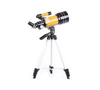 HAILM Astronomie Télescope Débutant,300Mm Focale 70Mm Calibre Deep Space Télescopes pour Adultes, Portable Voyage Essentiel, pour Les Amis Et La Famille pour Noël Cadeaux Anniversaire,Orange
