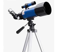 HAILM Astronomy Refractor Telescope 400Mm Focal Length 70Mm Aperture Portable and Powerful Travel Essential, Easy to Mount and Use, for Kids Beginners Adult, The, Bleu