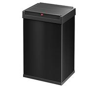 Hailo 0840-141 Poubelle, Acier Inoxydable, Noir, 26 x 34 x 50 cm
