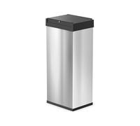 Hailo 0860-211 Poubelle, Acier Inoxydable, Gris, 26 x 34 x 77 cm