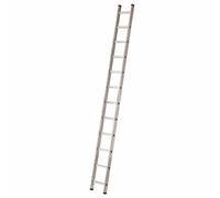 Echelle simple 12 échelons 3,4m/4,3m en alu professionnelle Hailo ProfiStep Uno