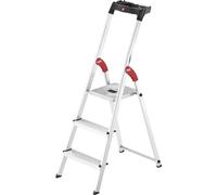 Hailo 8160301 L60 EasyClix Escabeau de sécurité avec 3 étapes
