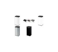 Hailo abfalleimer big-box swing 60, 60 liter, silber 6460-312