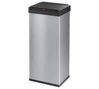 Hailo Big-Box Poubelle rapide à utiliser, Métal, Argent, 52 L | Capacité 52 l, collecteur argent