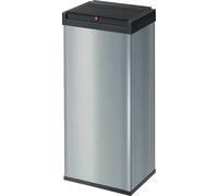 Hailo Big-Box Poubelle rapide à utiliser, Métal, Argent, 52 L